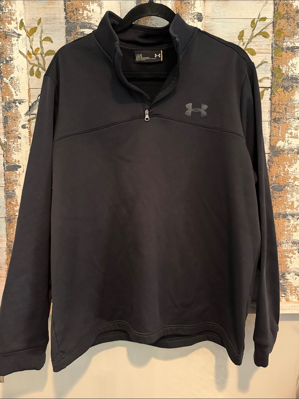 Under Armour Men’s Black Half-Zip Performance Pullover
